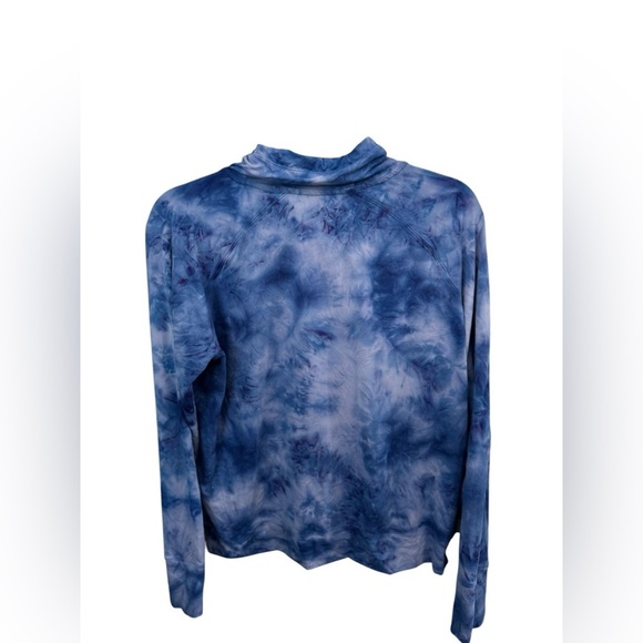 Juicy Couture Sport Y2K Women's Blue purple Tie Dye Track Jacket Full Zip - Picture 2 of 12